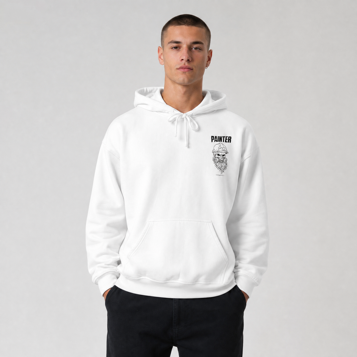 Painter Skull Hoodie