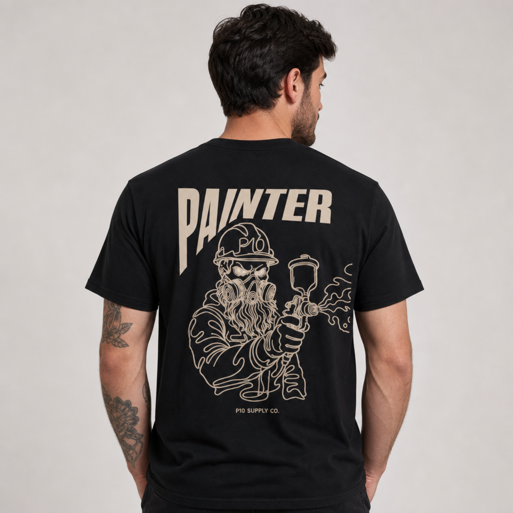 Painter Skull Tee - Dark