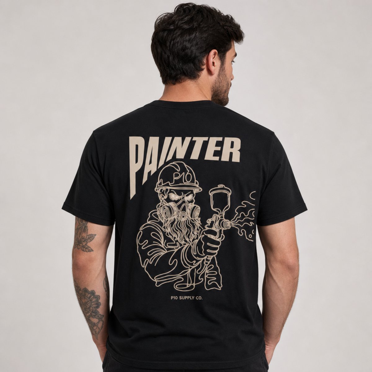 Painter Skull Tee - Dark