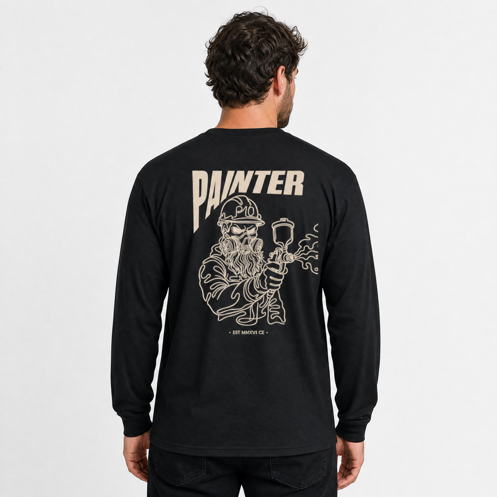 Painter Skull Long Sleeve - Dark