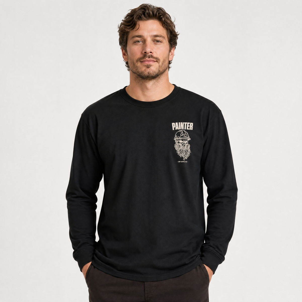 Painter Skull Long Sleeve - Dark