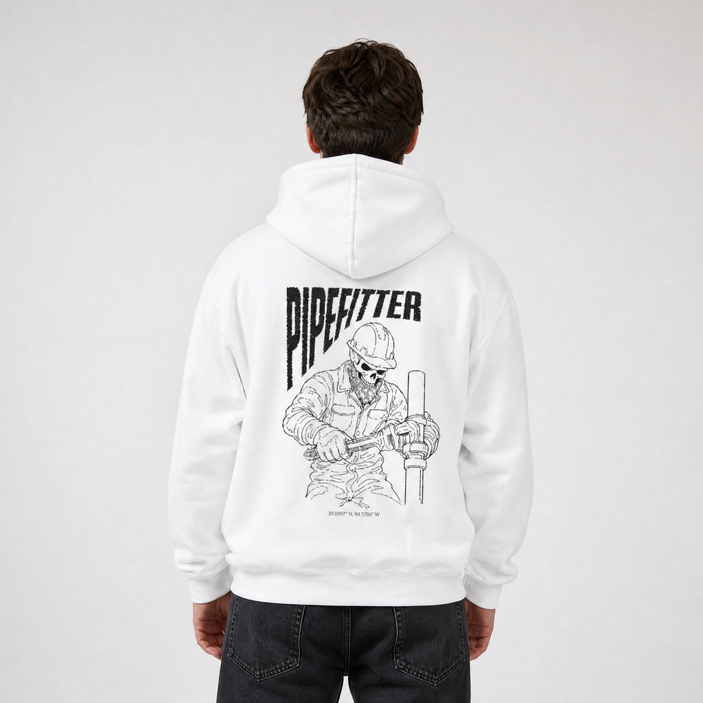 Pipefitter Skull Hoodie