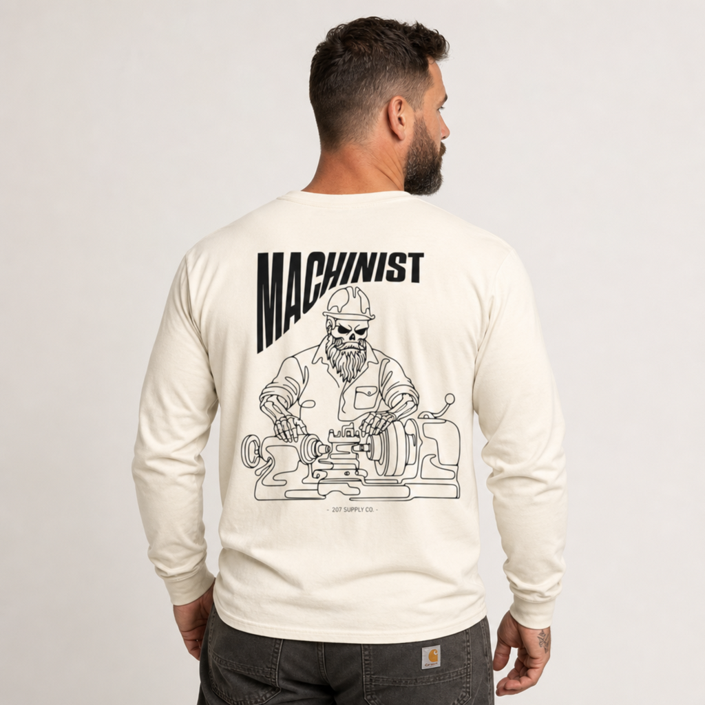 Machinist Skull Long Sleeve