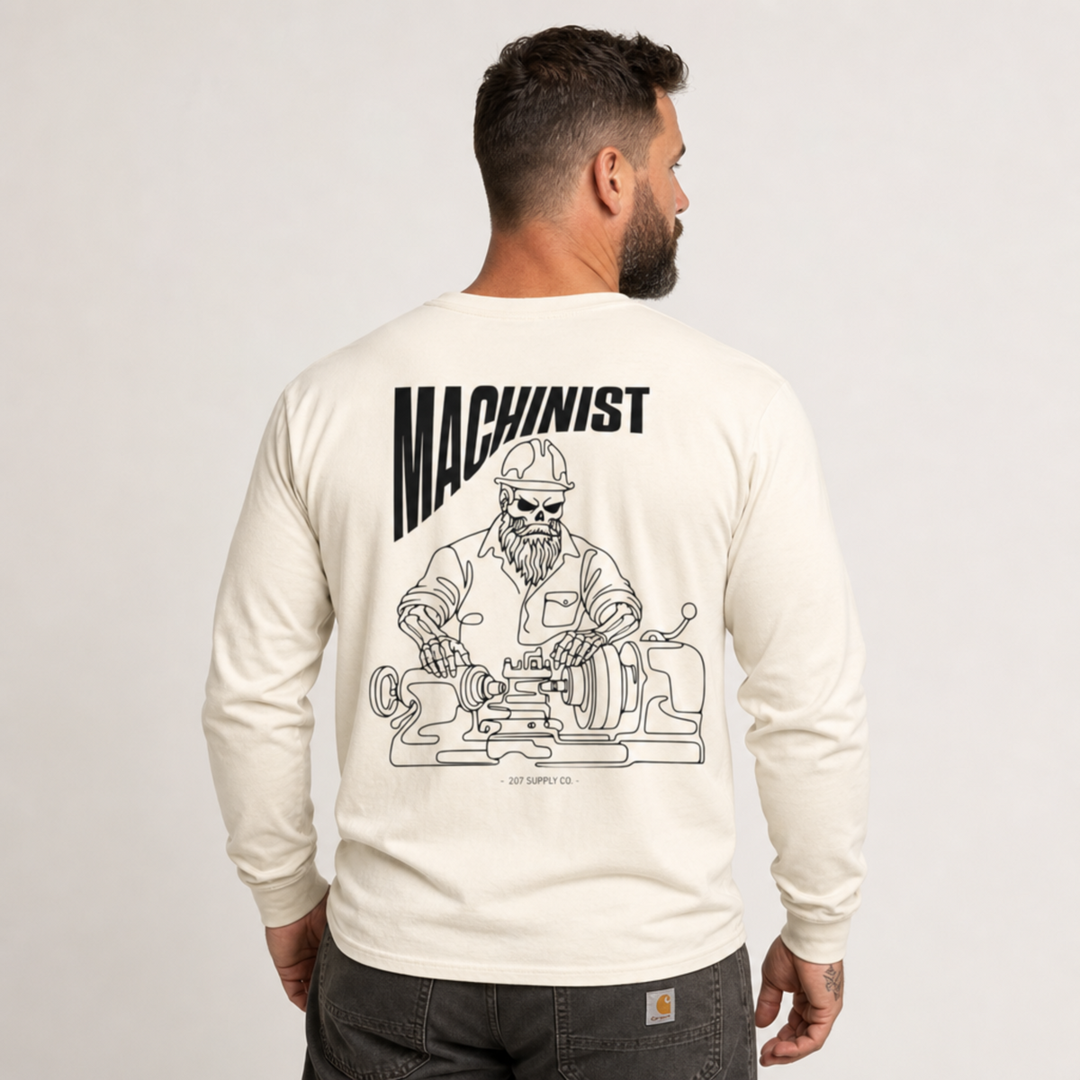 Machinist Skull Long Sleeve