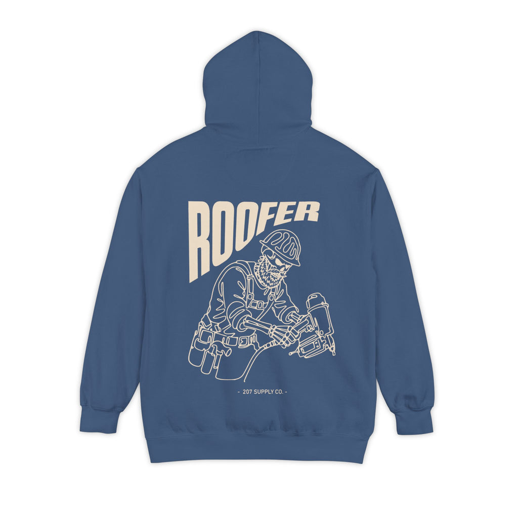 Roofer Skull Hoodie - Dark