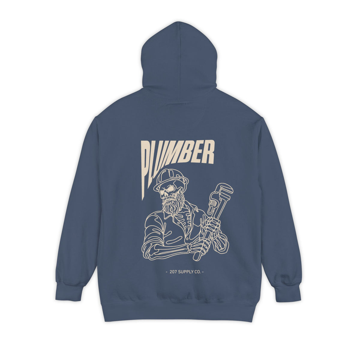 Plumber Skull Hoodie - Dark