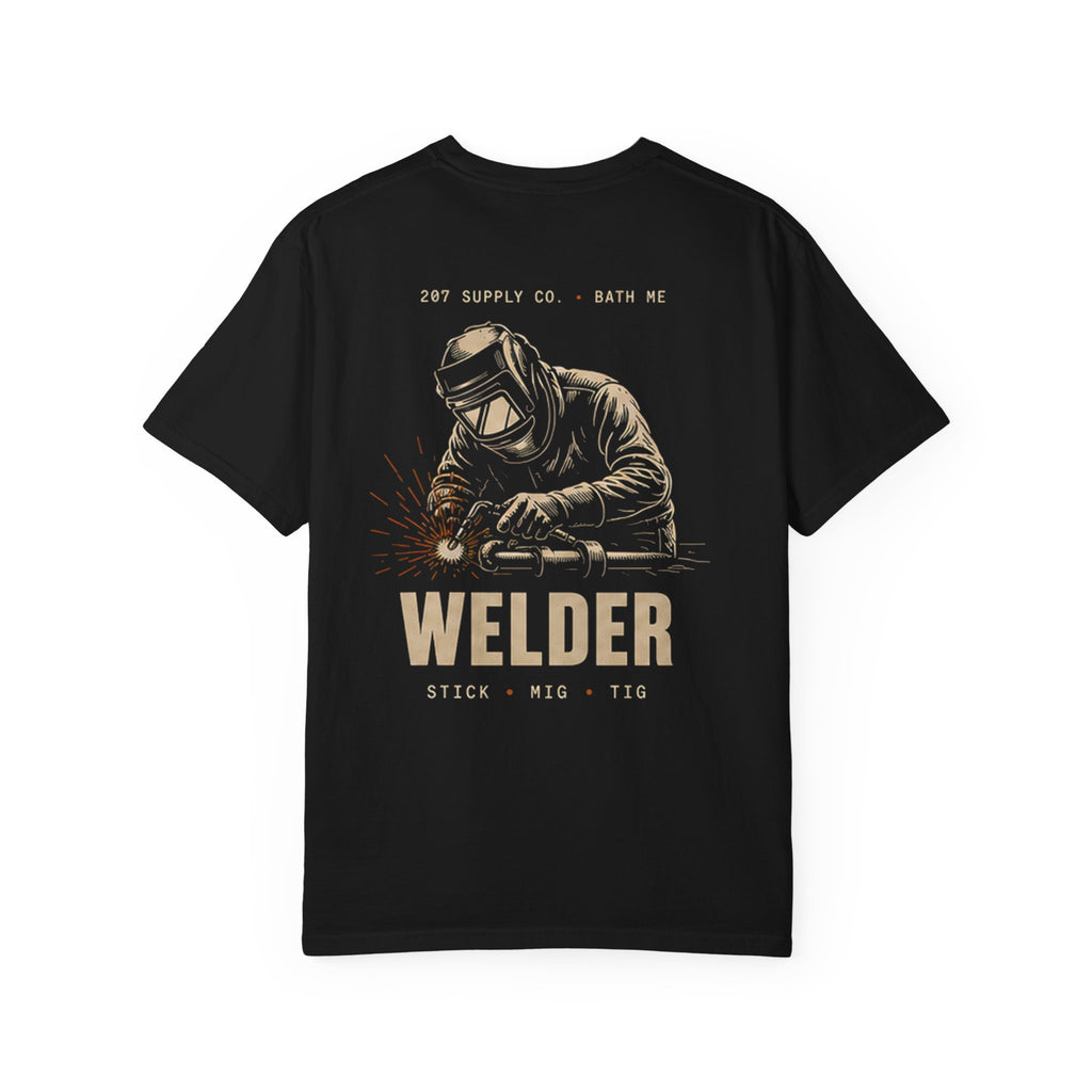 Premium Welder T-Shirt – Retro Industrial Welding Crew Tee (Stick • MIG • TIG)