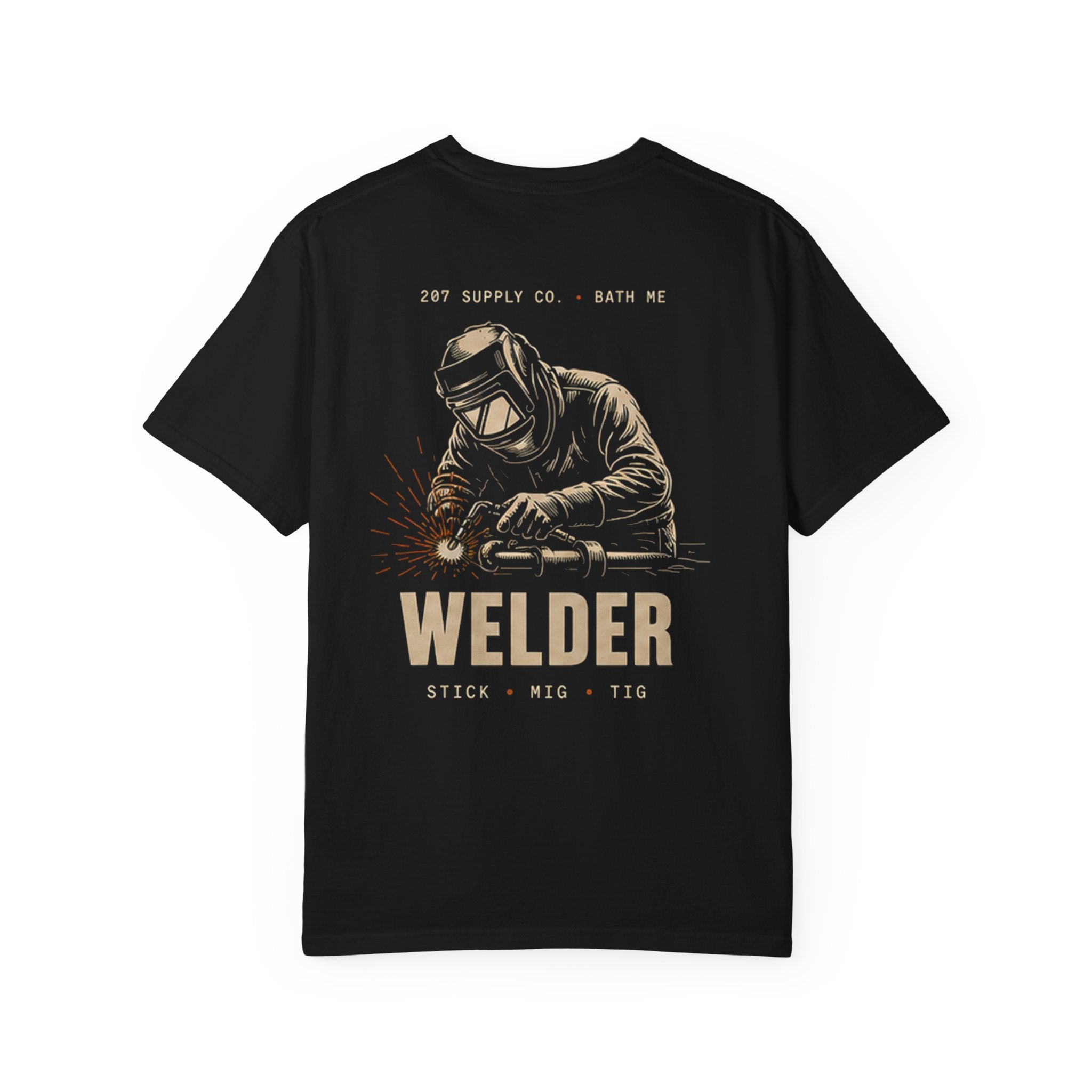 Premium Welder T-Shirt – Retro Industrial Welding Crew Tee (Stick • MIG • TIG)