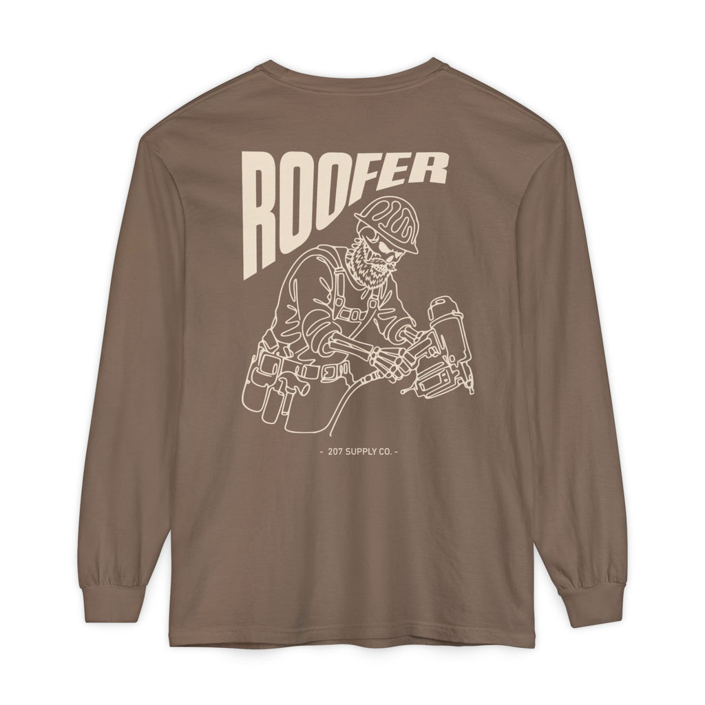 Roofer Skull Long Sleeve - Dark