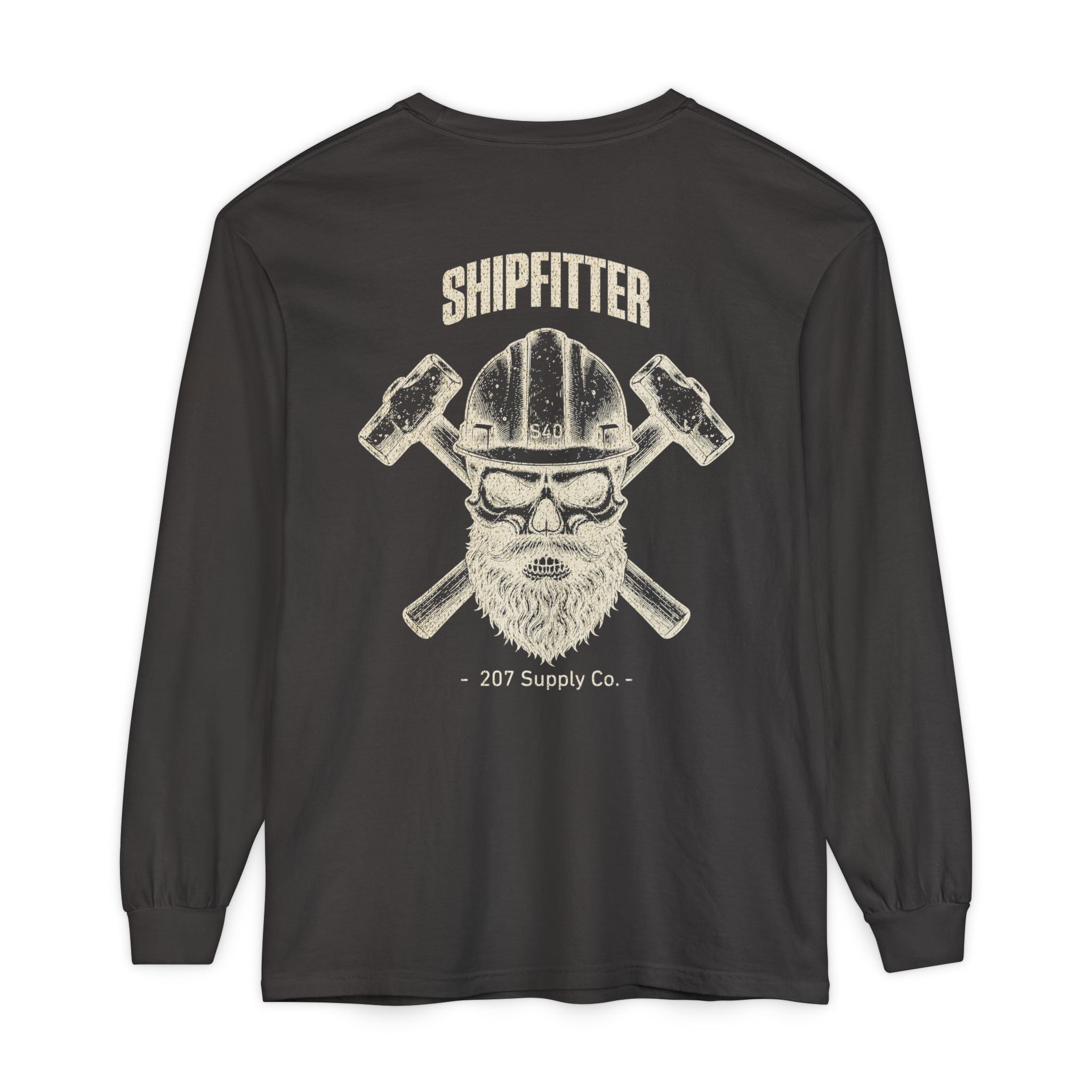 Shipfitter Skull & Hammer Long Sleeve - Dark Colors
