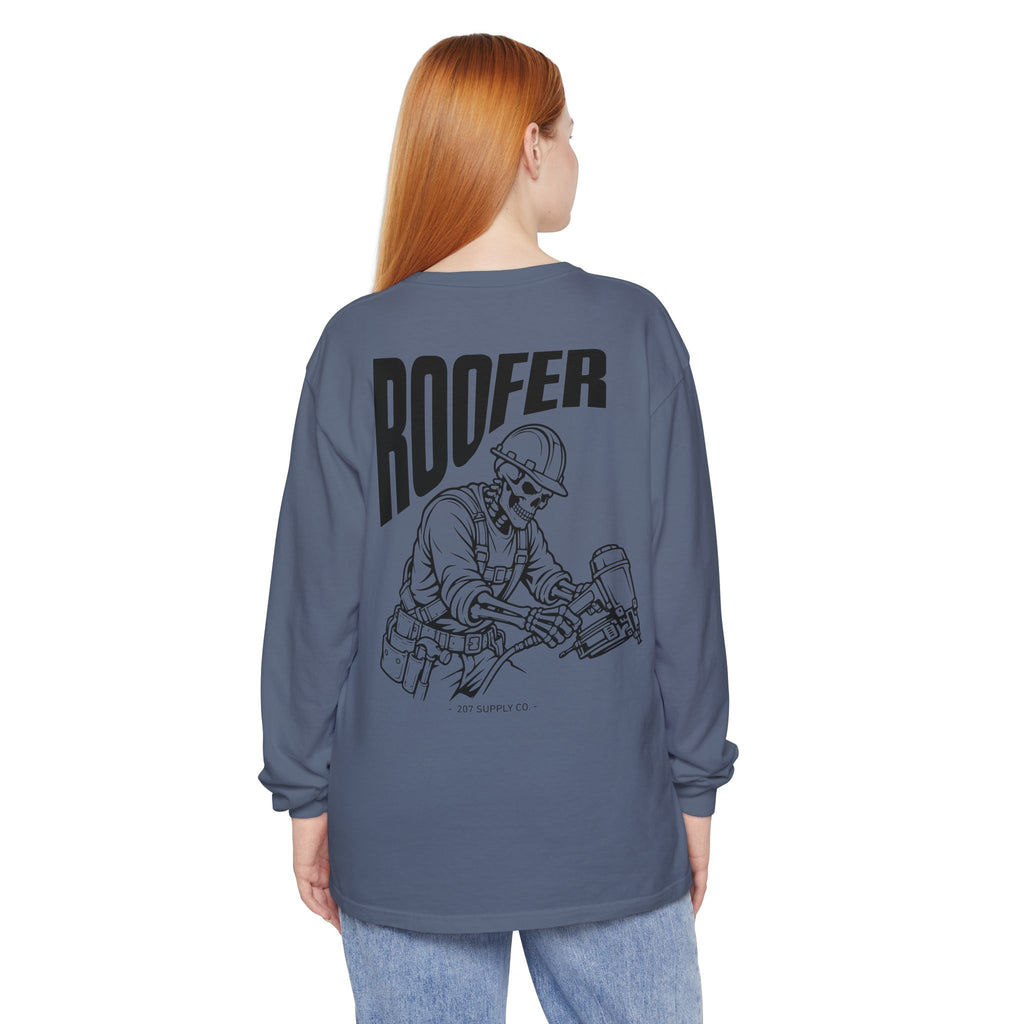 Roofer Skull Long Sleeve