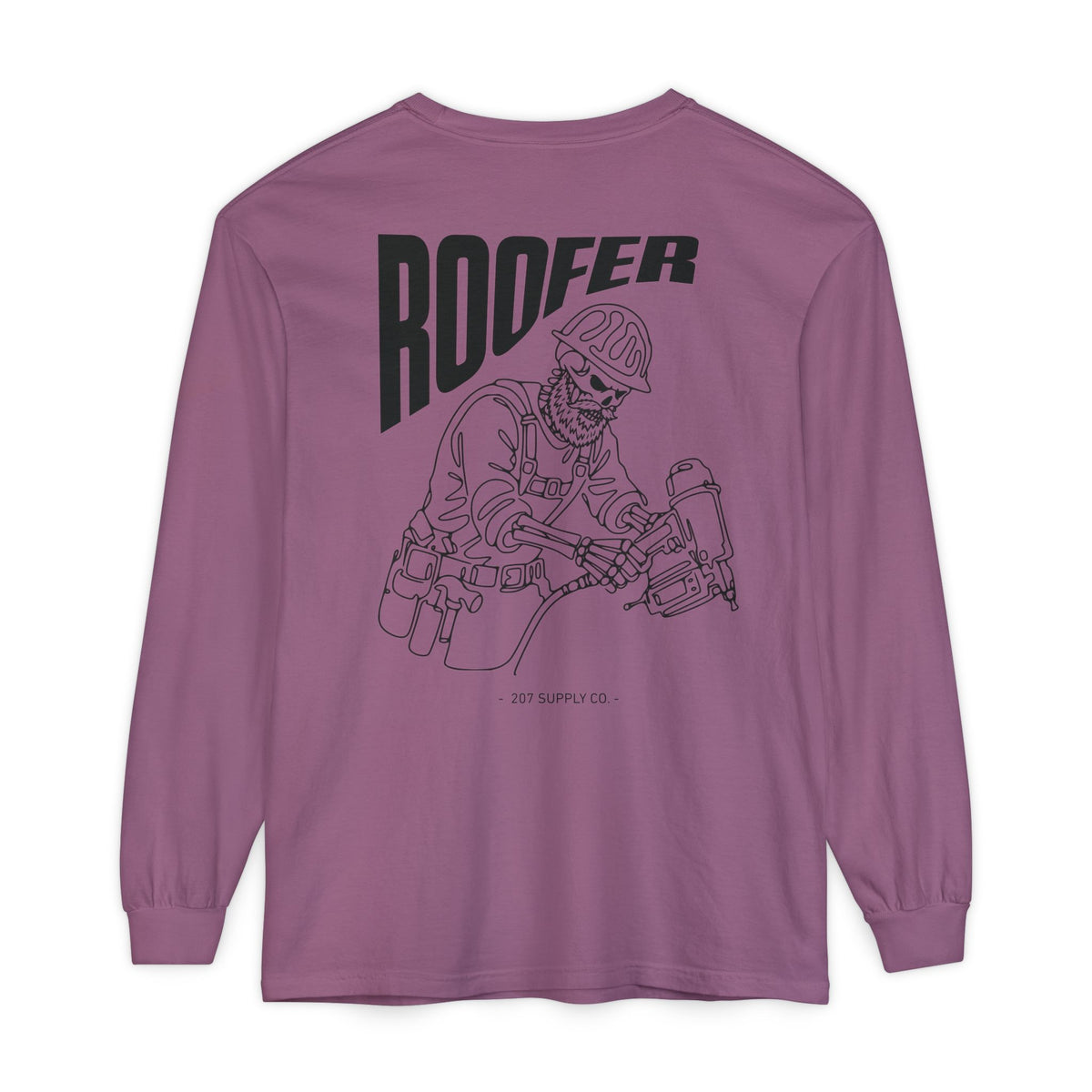 Roofer Skull Long Sleeve