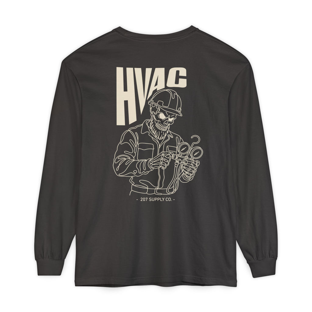 HVAC Skull Long Sleeve - Dark