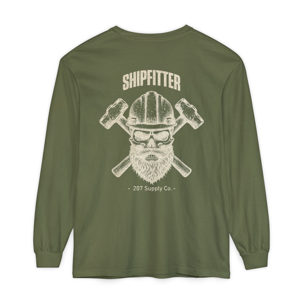 Shipfitter Skull & Hammer Long Sleeve - Dark Colors