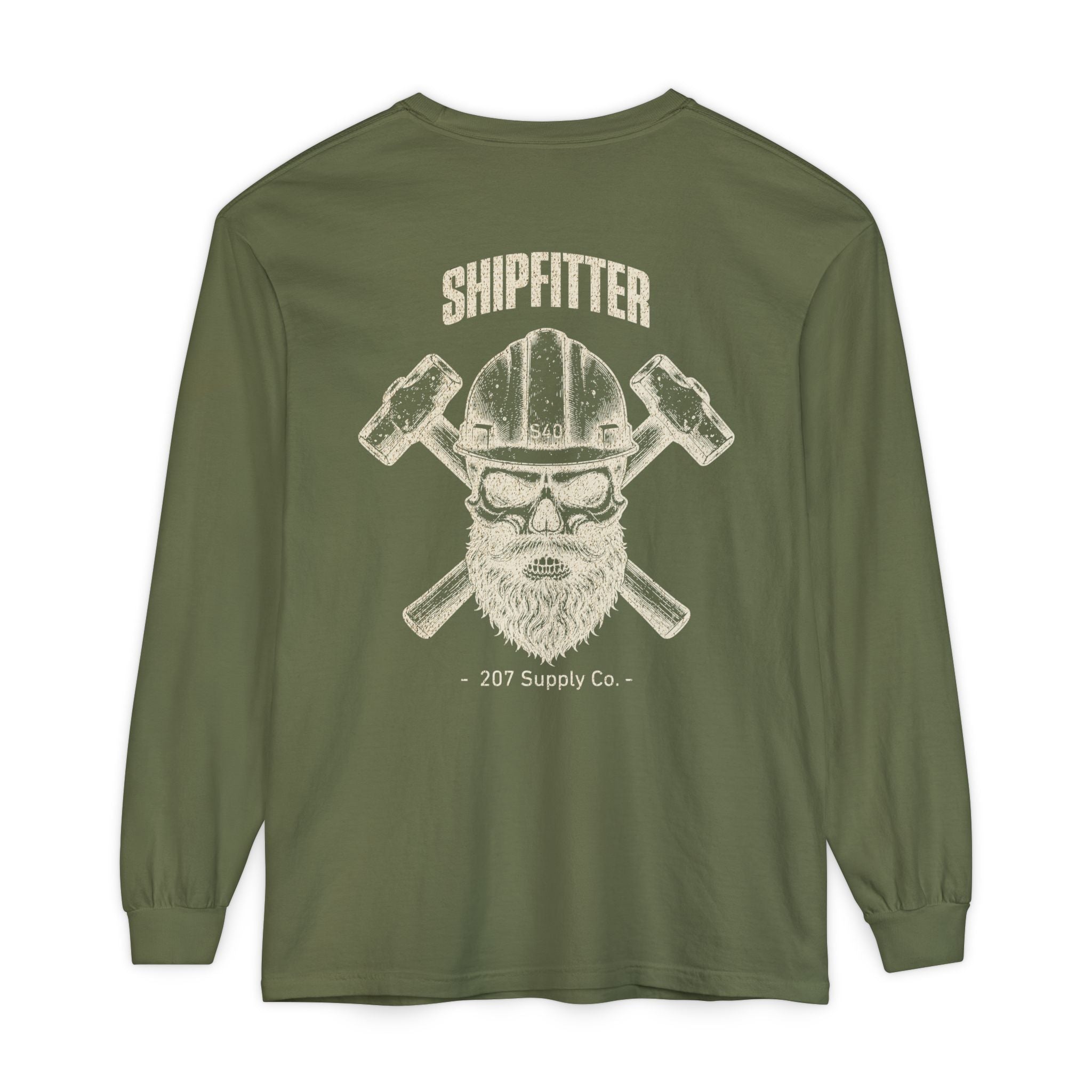 Shipfitter Skull & Hammer Long Sleeve - Dark Colors