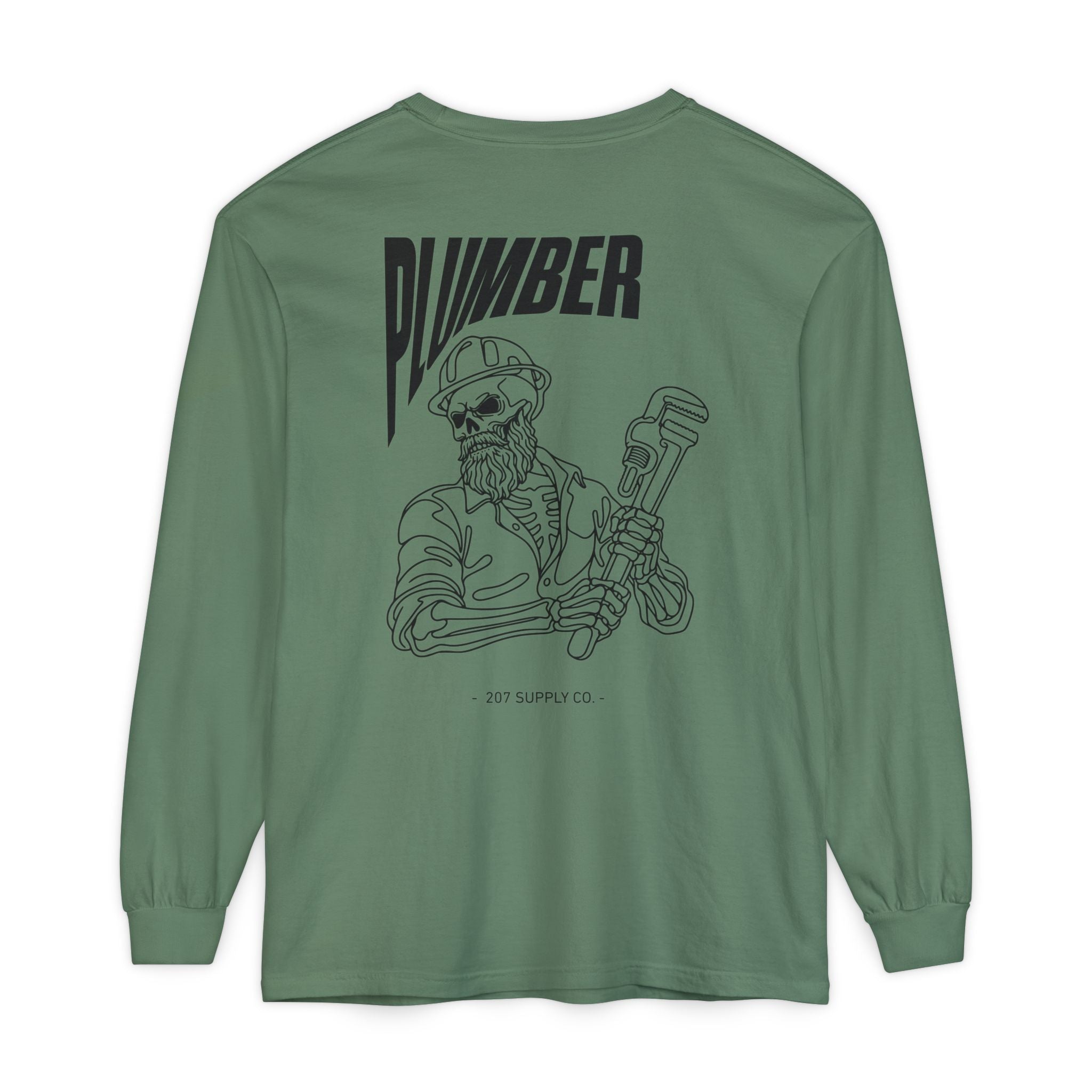 Plumber Skull Long Sleeve