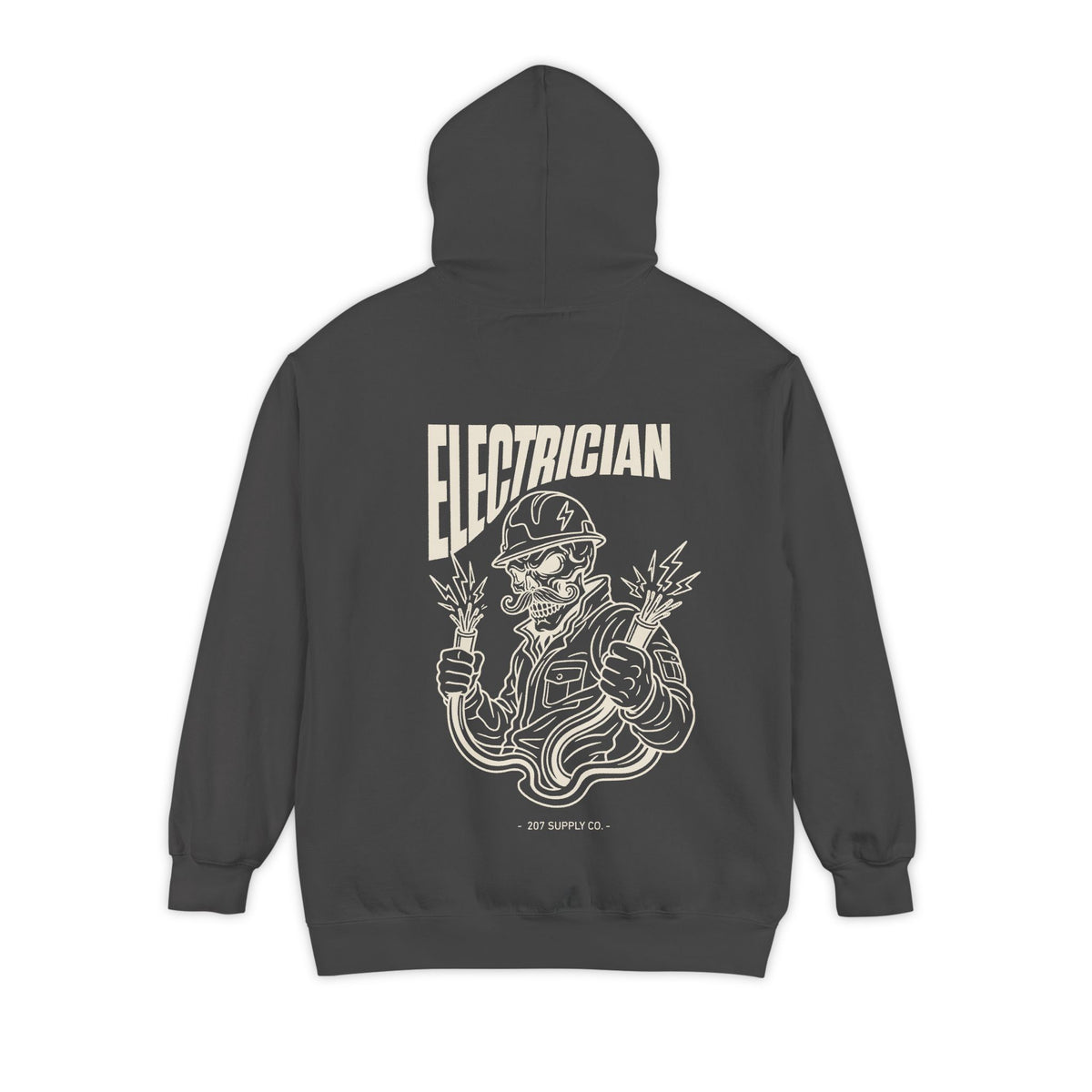 Electrician Skull Hoodie - Dark