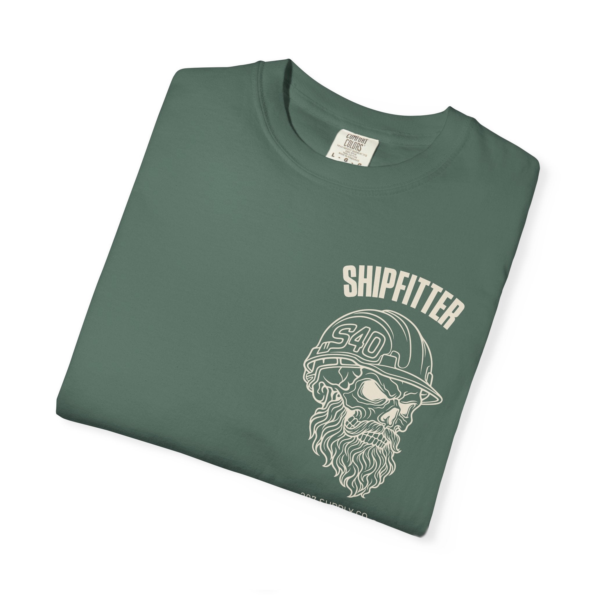 Shipfitter Bearded Skull Tee - Dark Colors