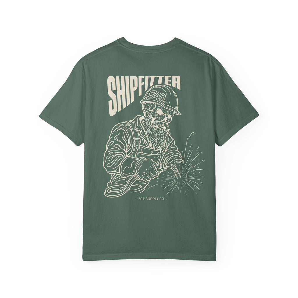 Shipfitter Bearded Skull Tee - Dark Colors