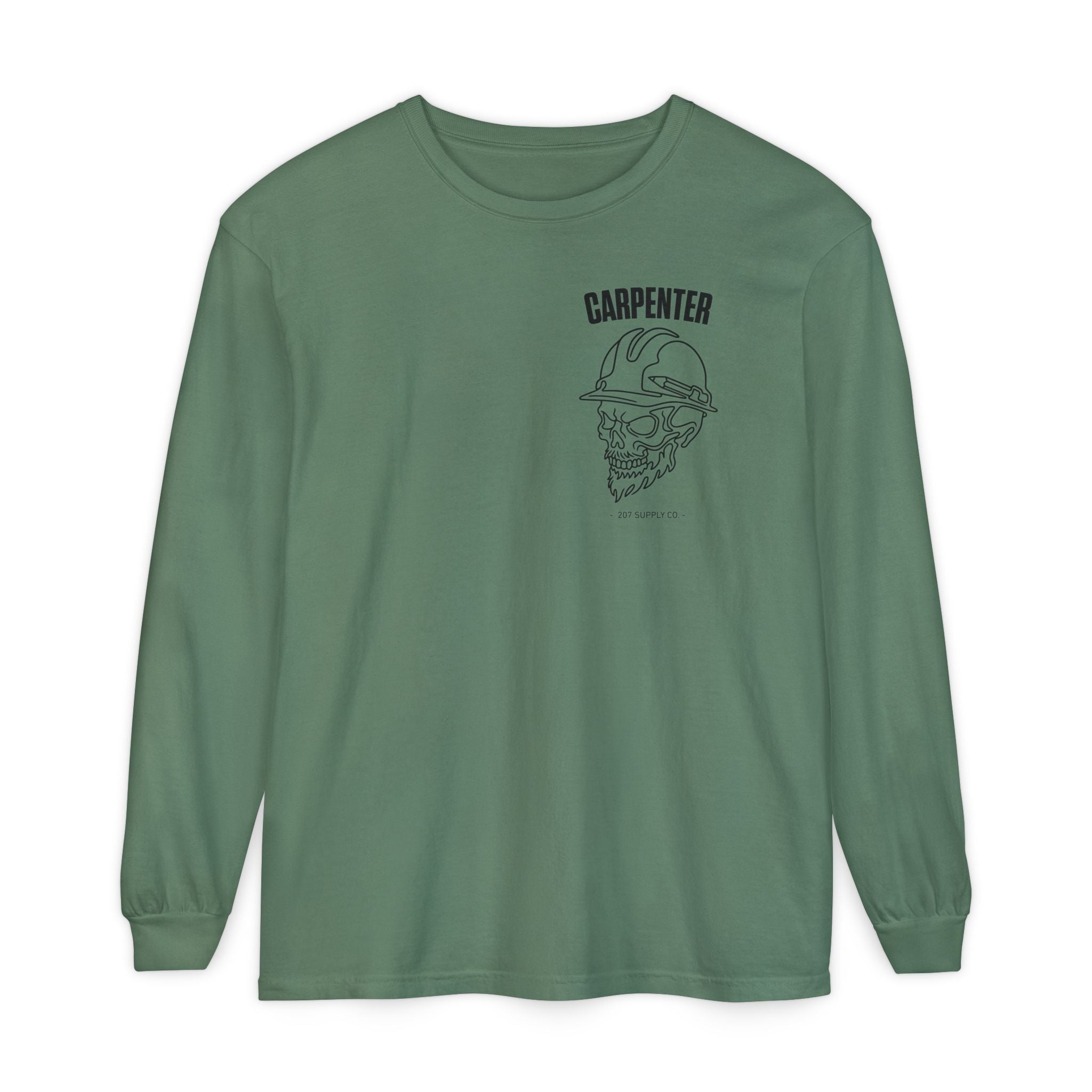 Carpenter Skull Long Sleeve Tee