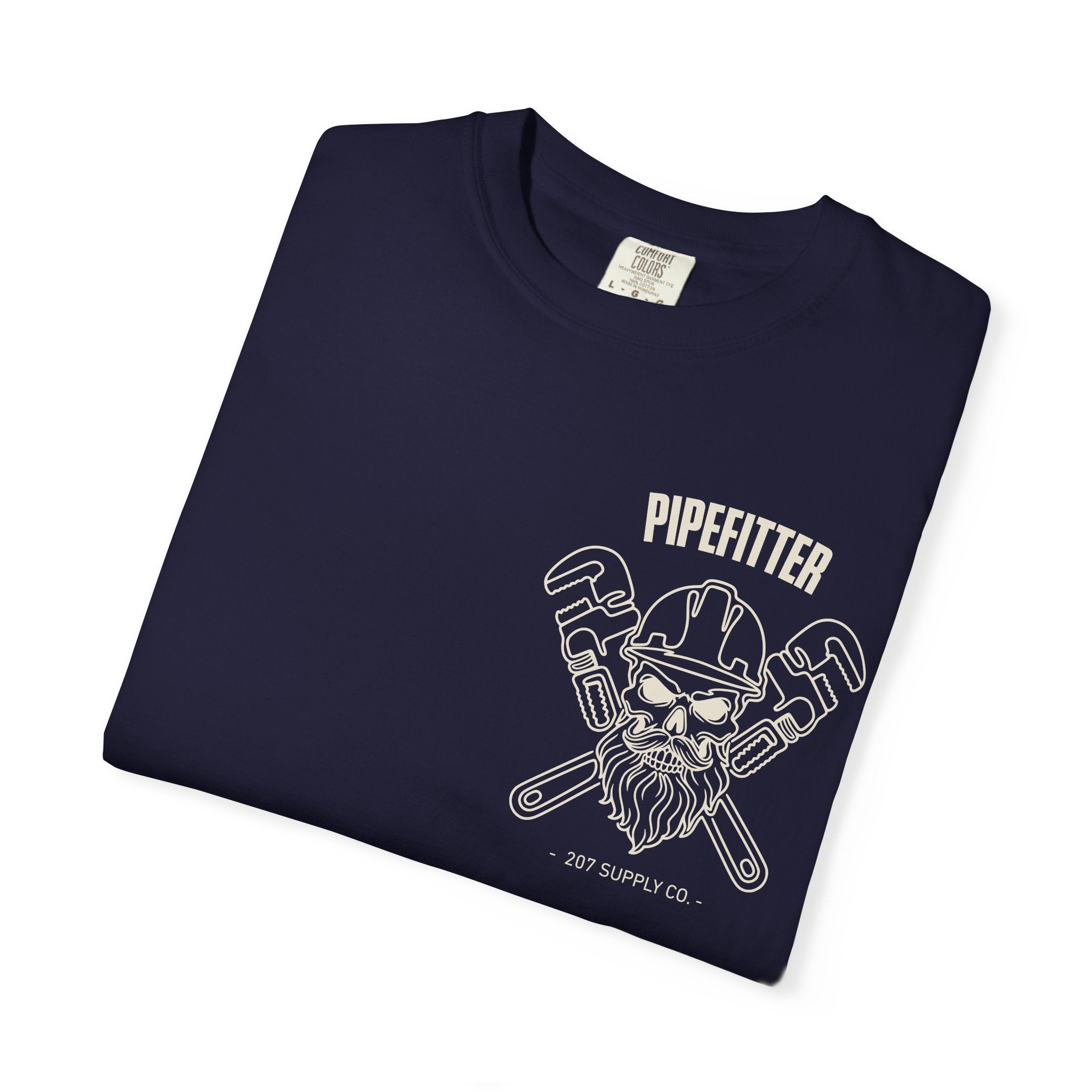 Pipefitter Skull Tee - Dark
