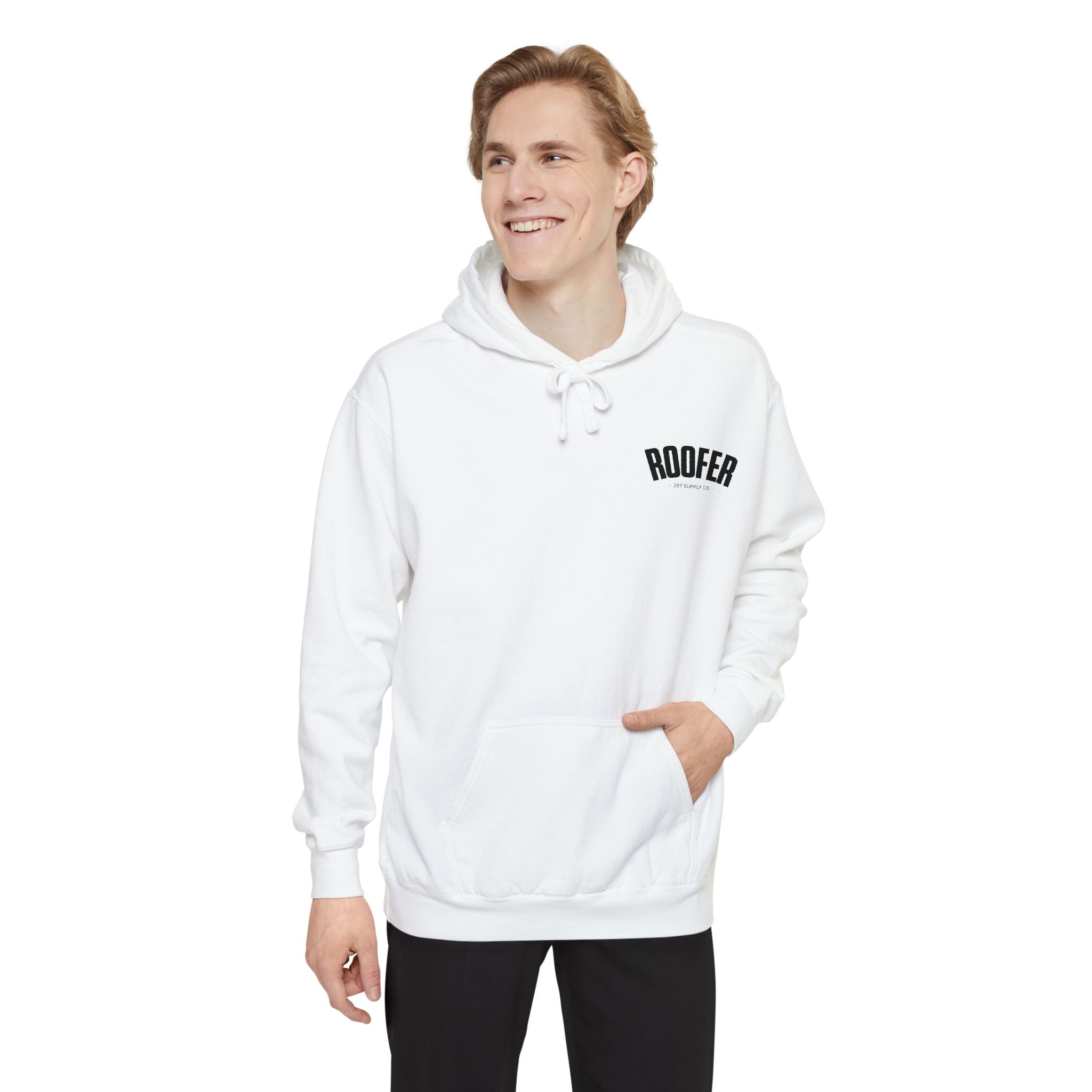 Roofer Skull Hoodie