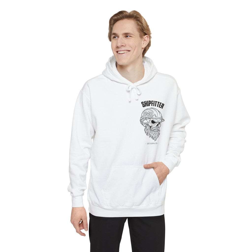 Shipfitter Bearded Skull Hoodie