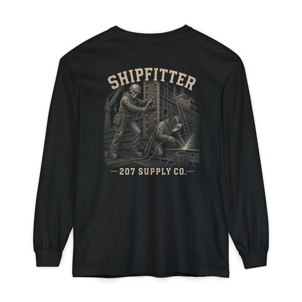 Premium Shipfitter Long Sleeve — Premium Garment-Dyed