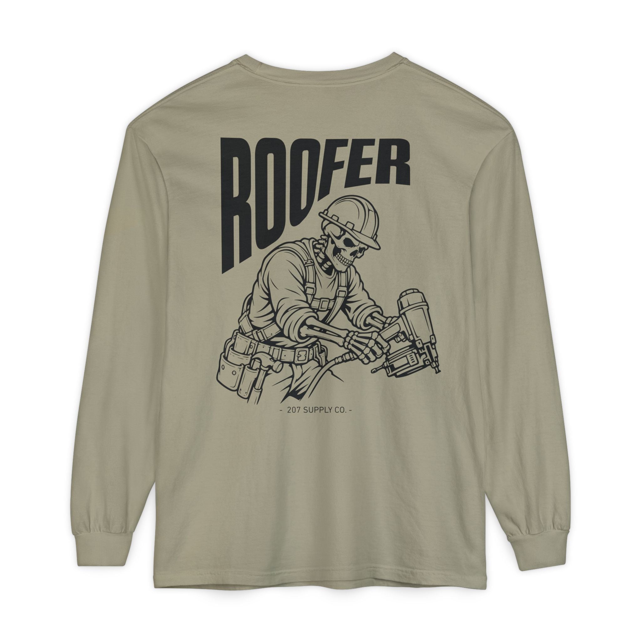 Roofer Skull Long Sleeve