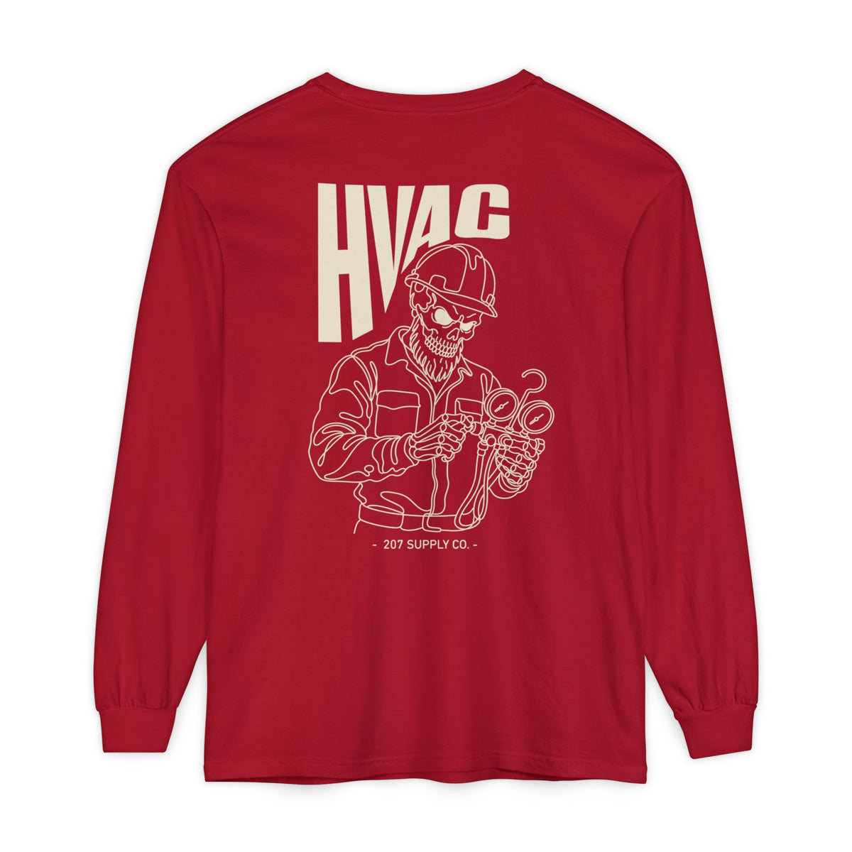 HVAC Skull Long Sleeve - Dark