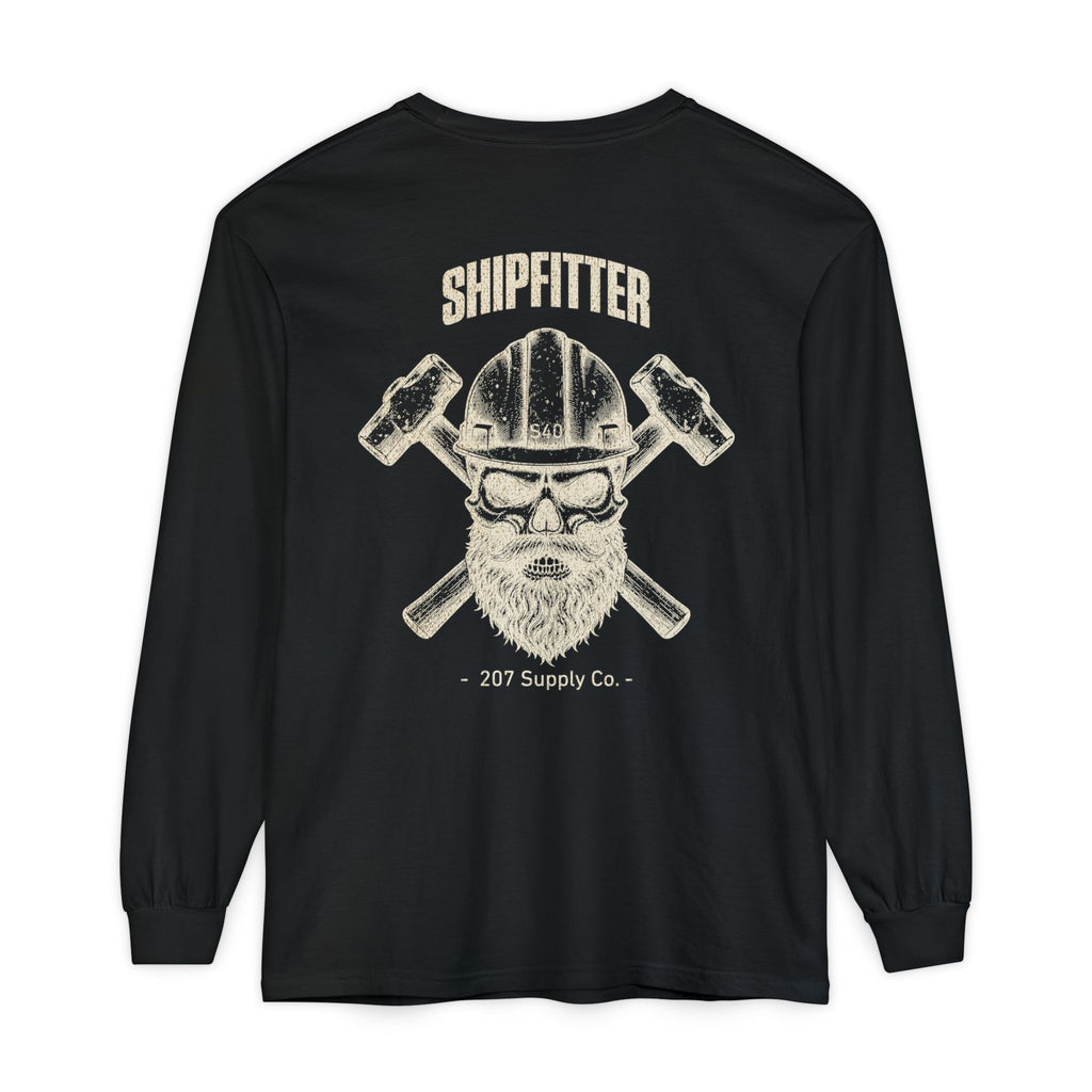 Shipfitter Skull & Hammer Long Sleeve - Dark Colors