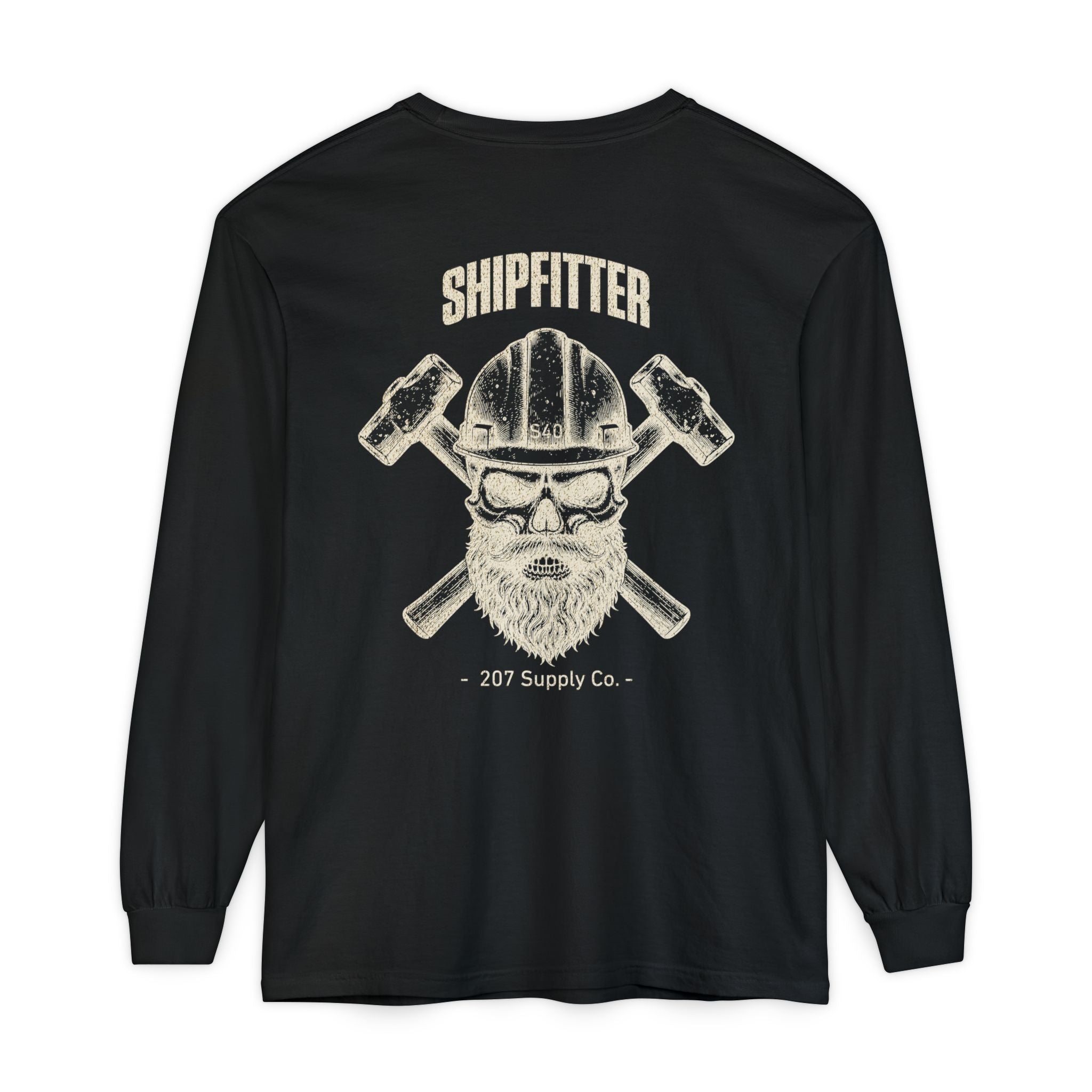 Shipfitter Skull & Hammer Long Sleeve - Dark Colors