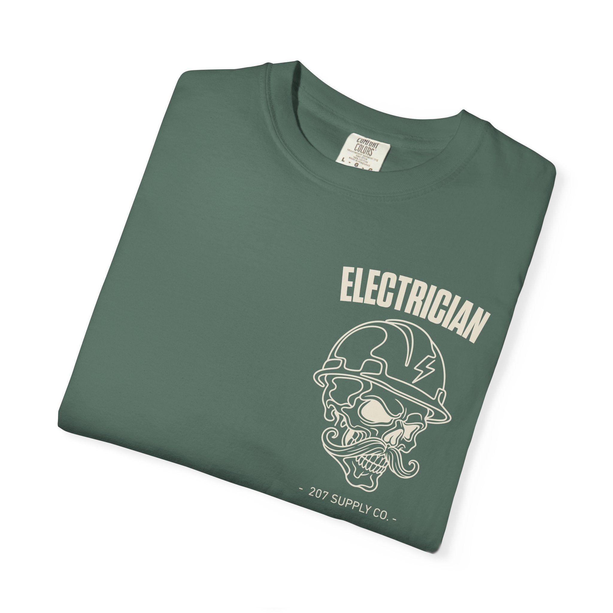 Electrician Skull Tee - Dark