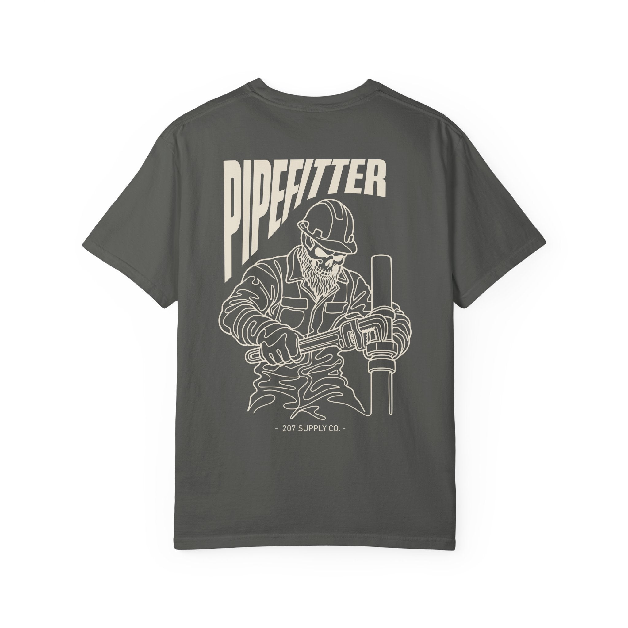 Pipefitter Skull Tee - Dark