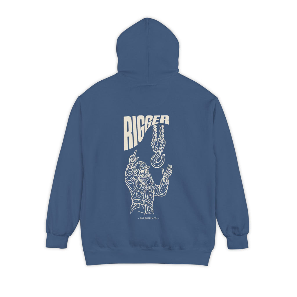 Rigger Skull Hoodie - Dark