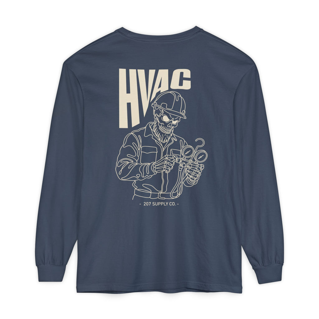 HVAC Skull Long Sleeve - Dark