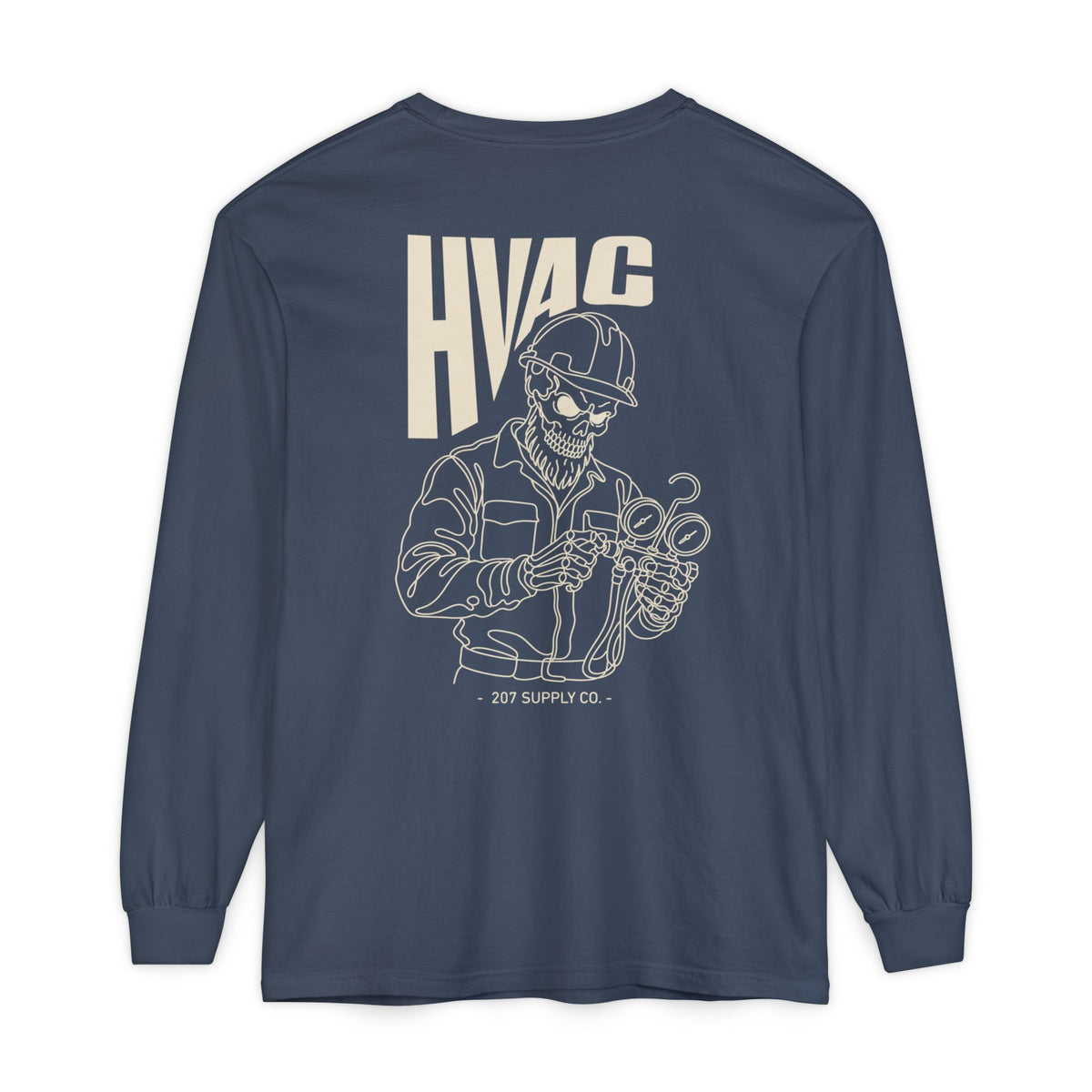 HVAC Skull Long Sleeve - Dark