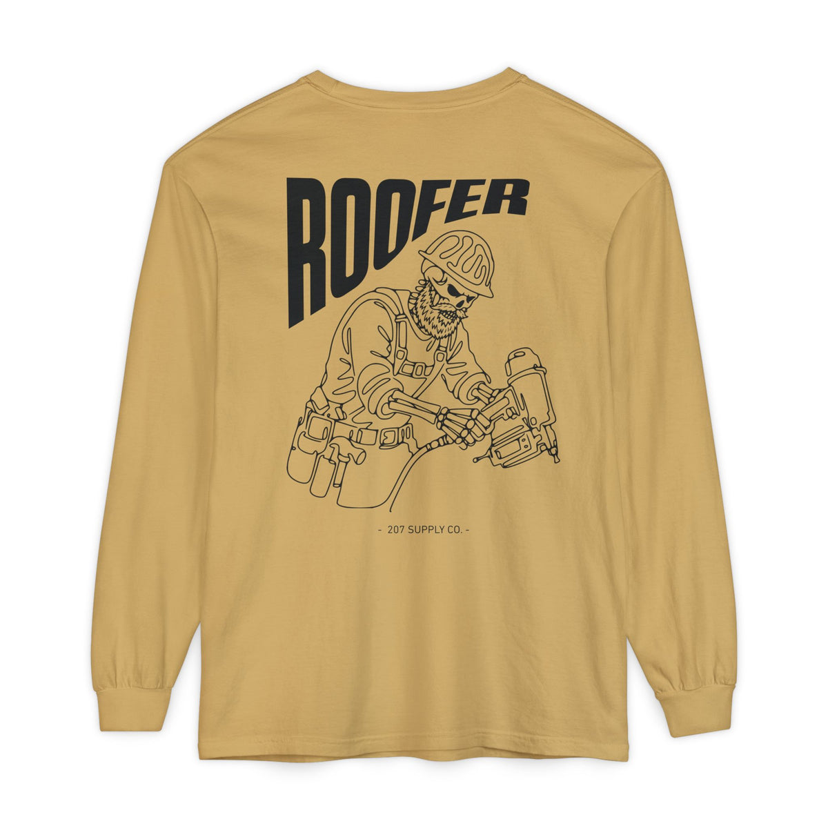Roofer Skull Long Sleeve