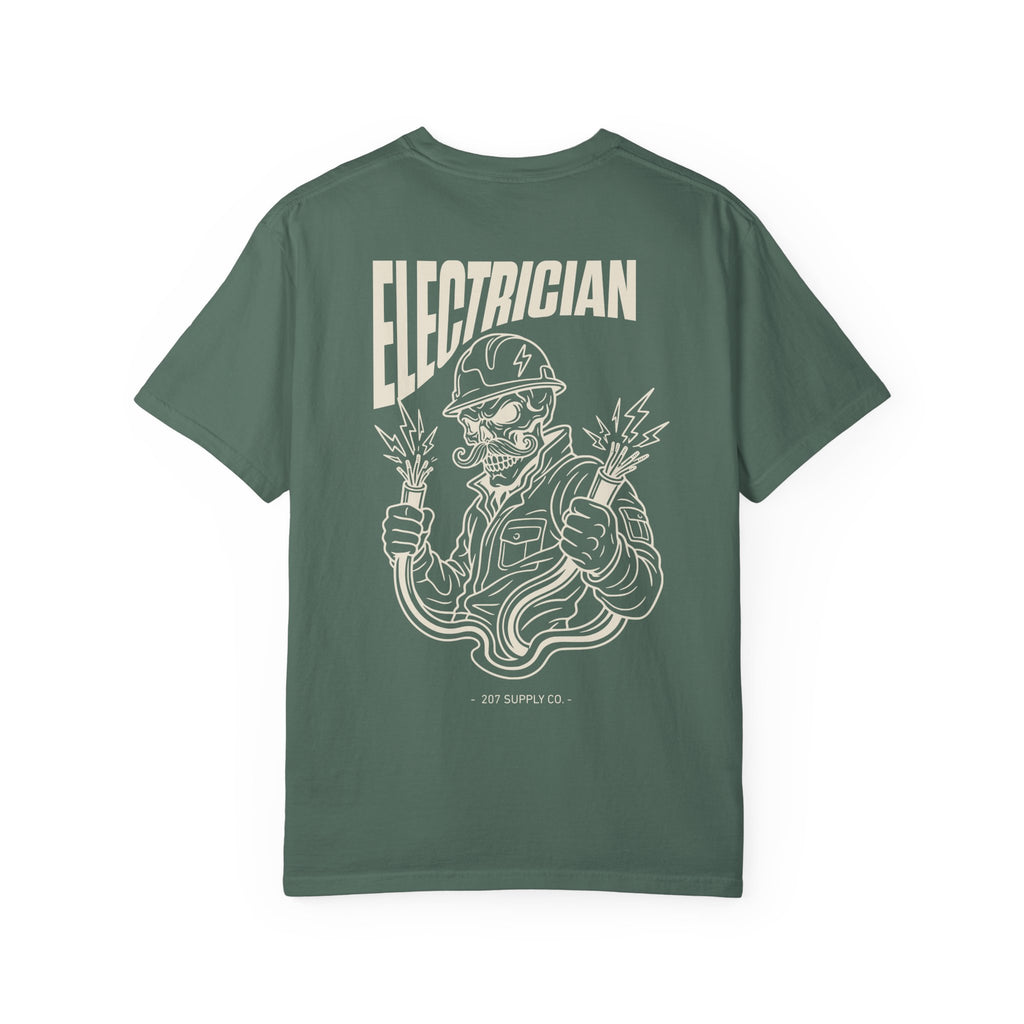 Electrician Skull Tee - Dark