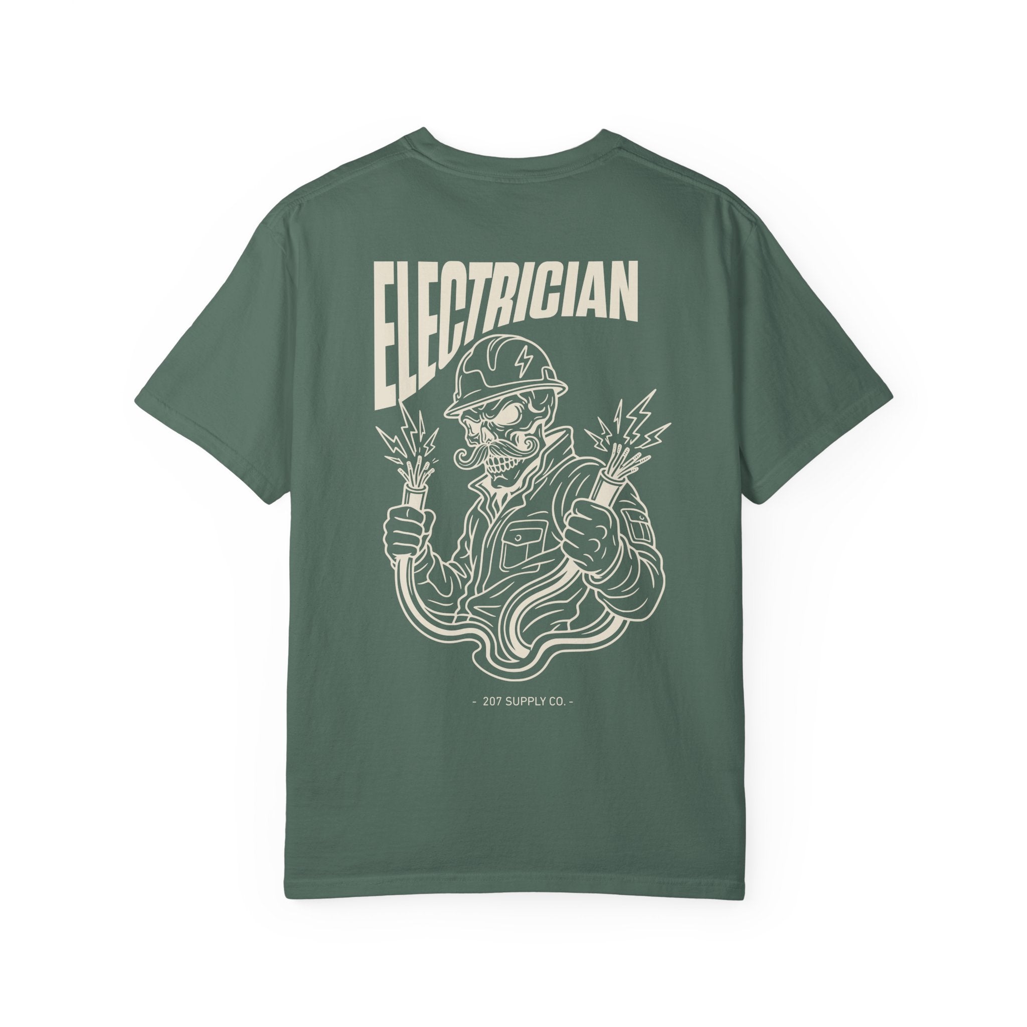 Electrician Skull Tee - Dark