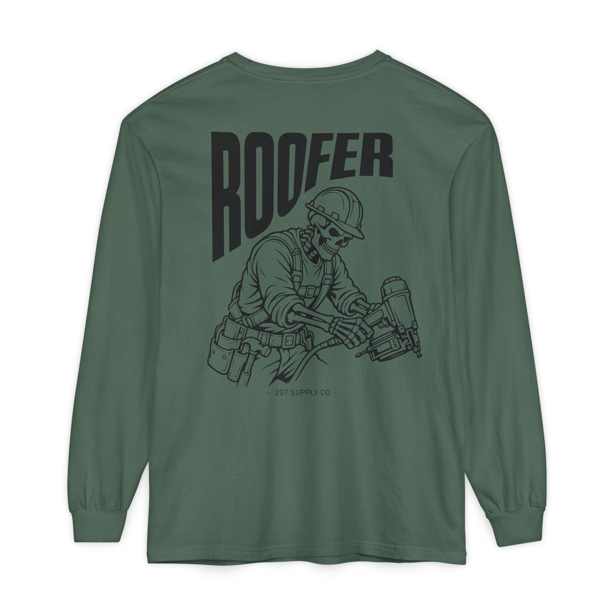 Roofer Skull Long Sleeve