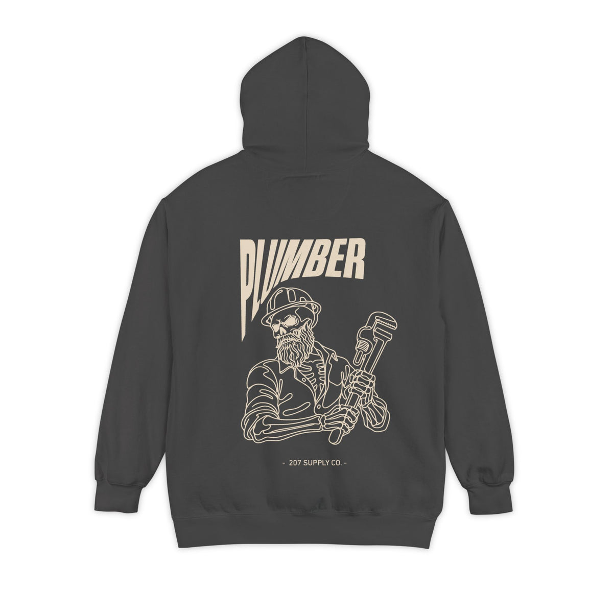Plumber Skull Hoodie - Dark