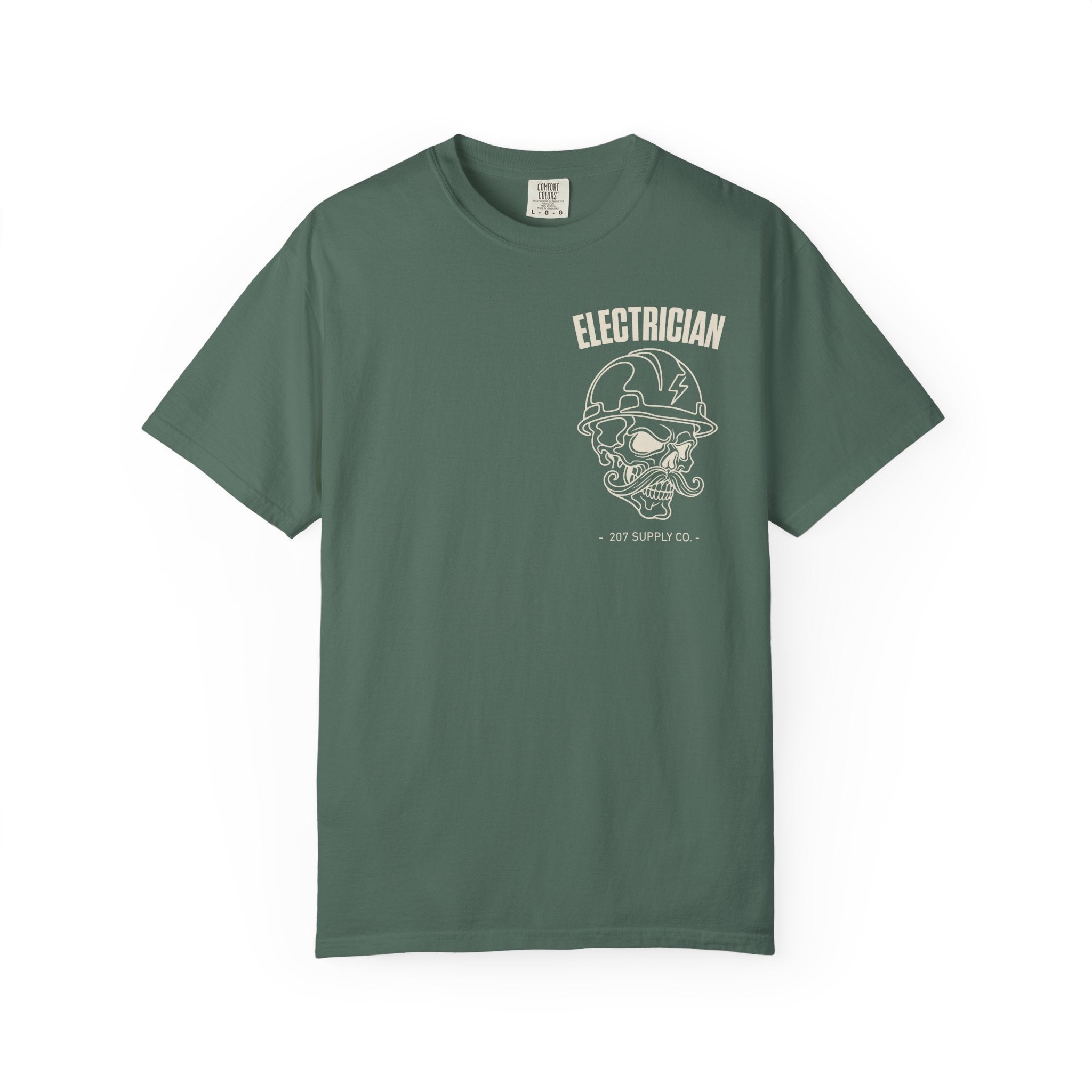 Electrician Skull Tee - Dark