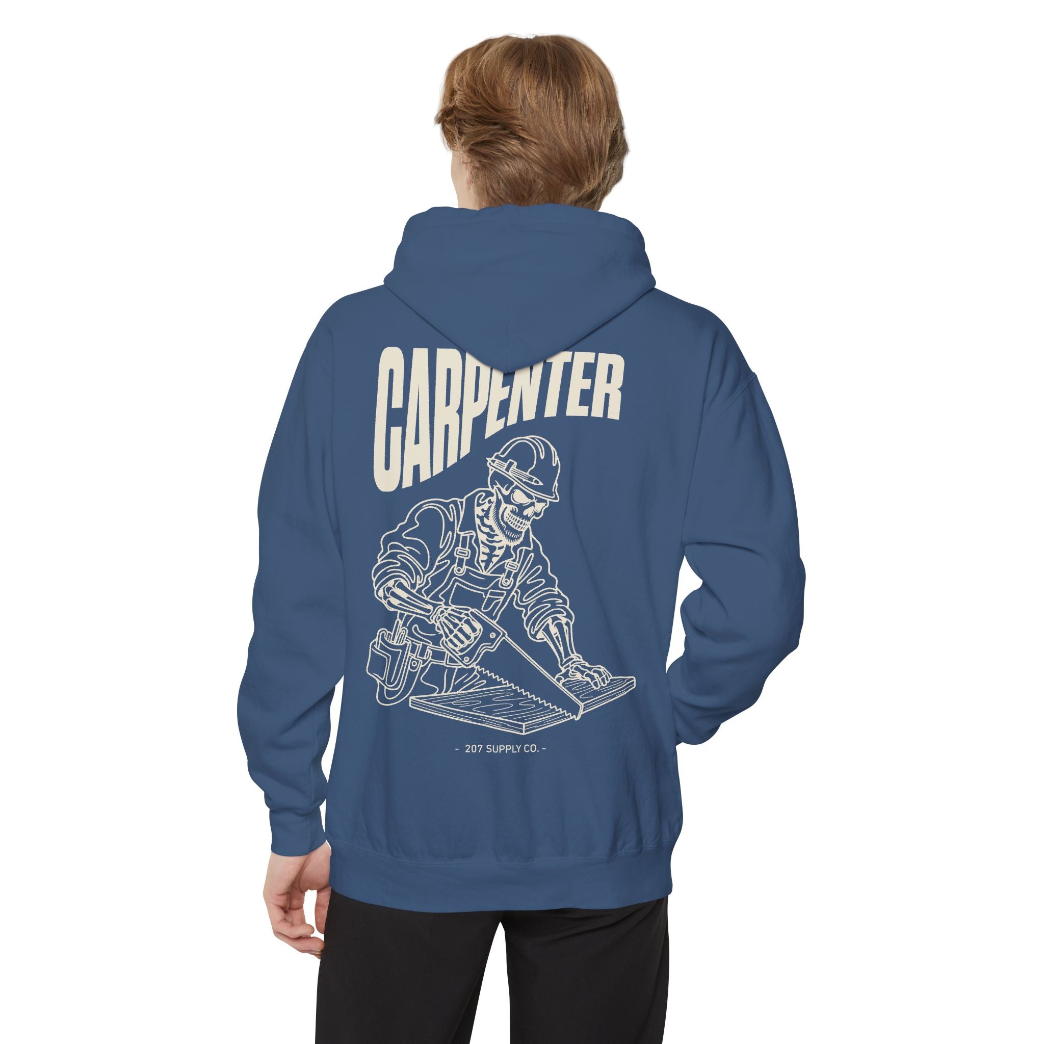 Carpenter Skull Hoodie - Dark