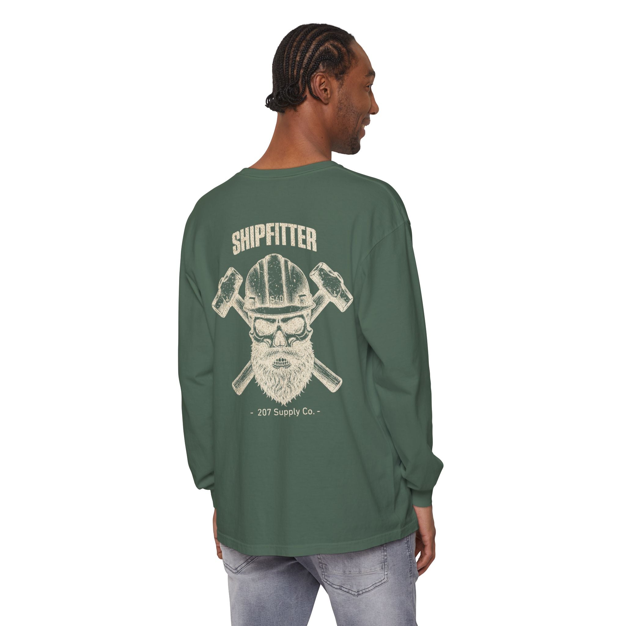 Shipfitter Skull & Hammer Long Sleeve - Dark Colors