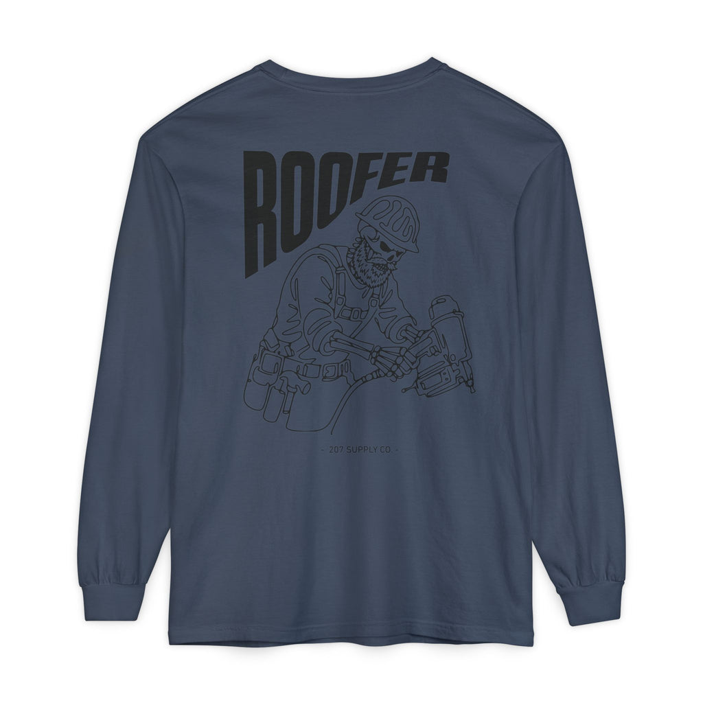 Roofer Skull Long Sleeve