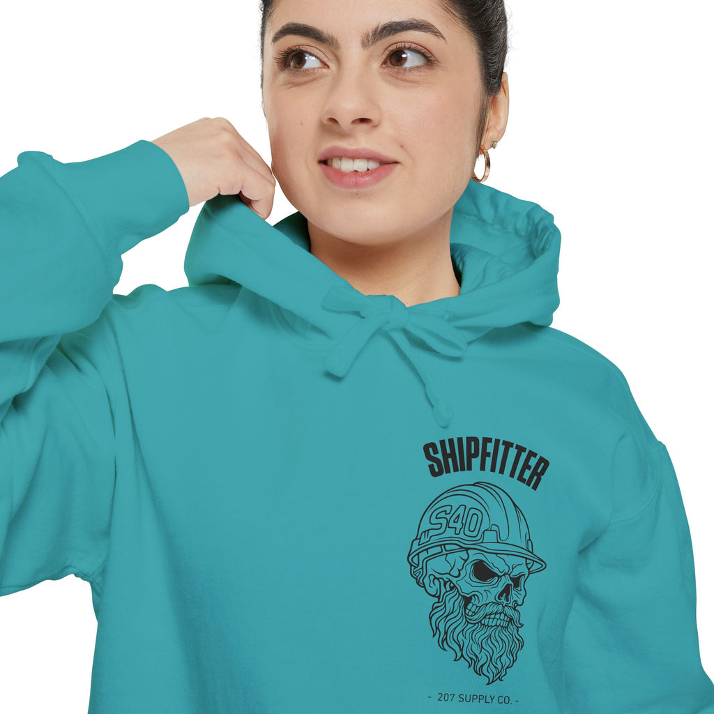 Shipfitter Bearded Skull Hoodie