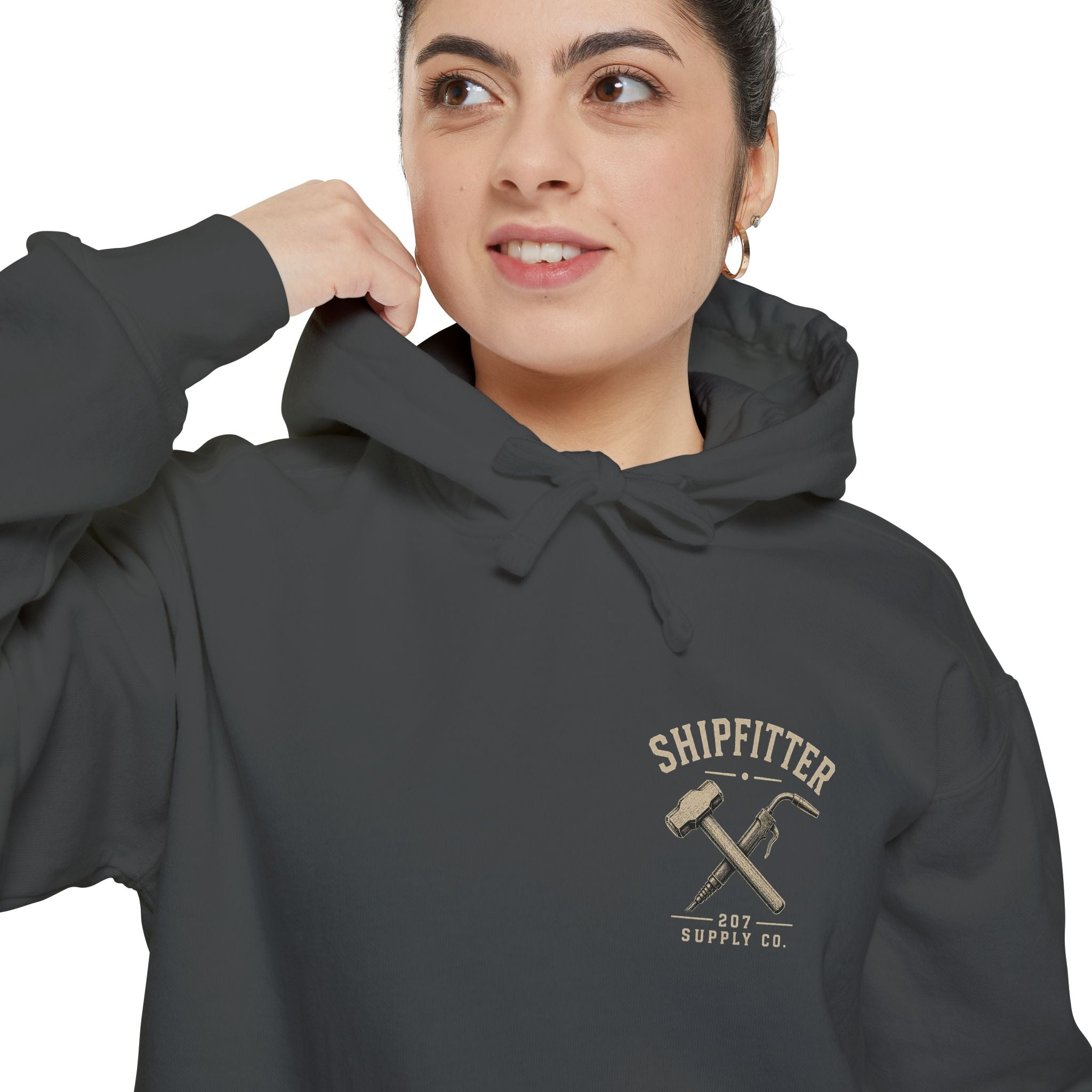 Premium Shipfitter Hoodie — Premium Garment-Dyed