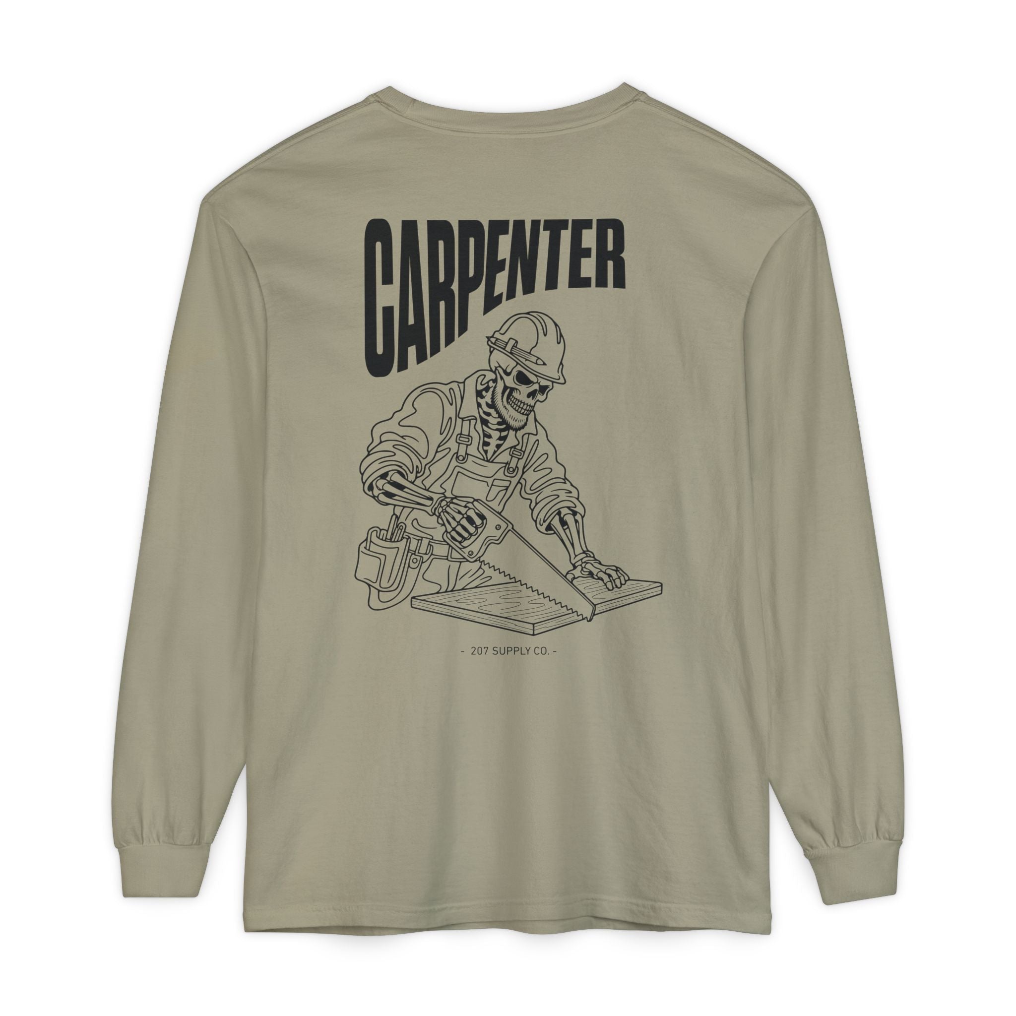Carpenter Skull Long Sleeve Tee