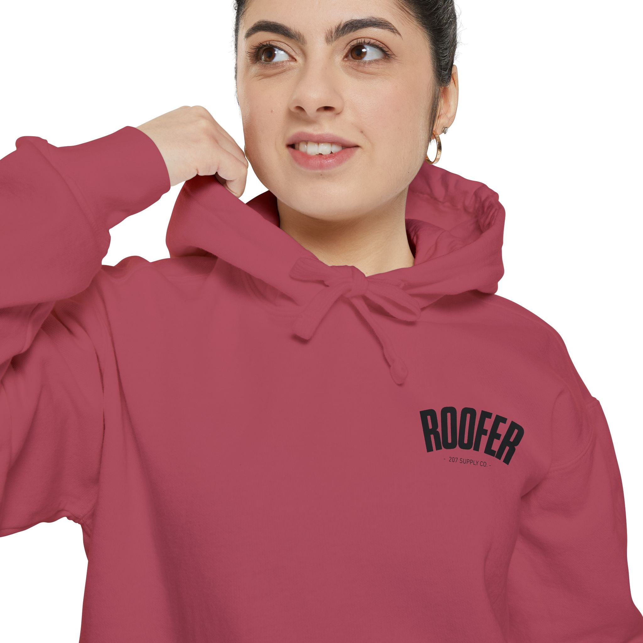 Roofer Skull Hoodie